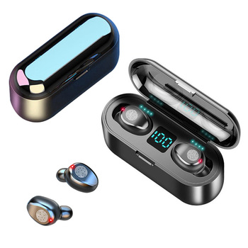 Hot Sale Mini IPX7 Waterproof Noise Cancelling Auto Connect 2000mAh charging case Wireless Headset